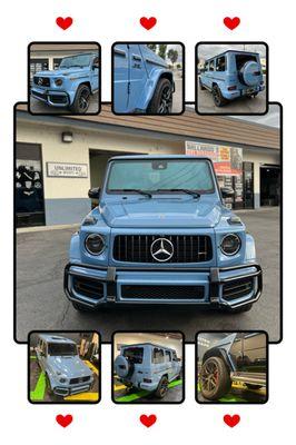 G63 wrapped with China Blue