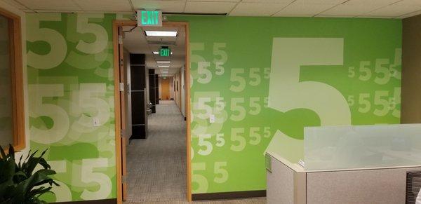 Wall graphics in your business will brighten the environment and inspire employees!