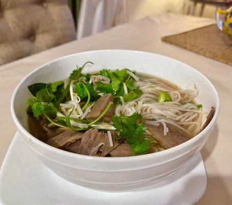 Combination pho. This is obviously a take out as it is pictured in my own bowl at home-oh so delish !