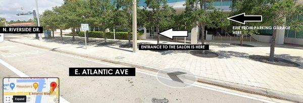 Directions to SWANK blow dry bar in Pompano Beach salon location.