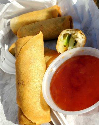 Veggie egg rolls-  5 for $6