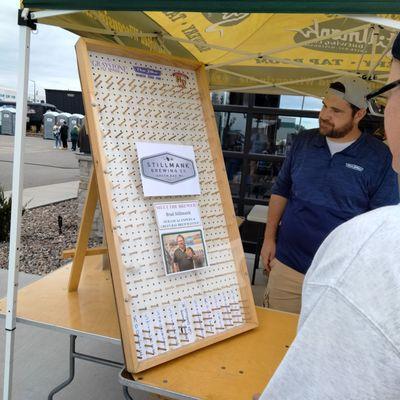 Playing plinko!