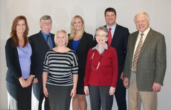 [Left to right: Lori Errico, Scott N. Hunt, Jade Horton, Kirsten Rush, Shirley Rayner, Kyle Busse, Richard C. Busse.]