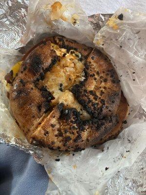 burnt bagel