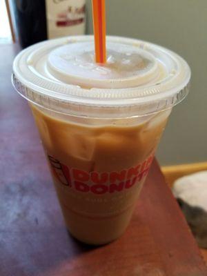 Med. French Vanilla iced coffee extra, extra