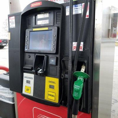 Some pumps only have 87 unleaded and diesel