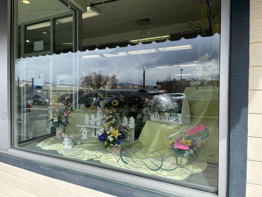 Spring display window @ Judy's.