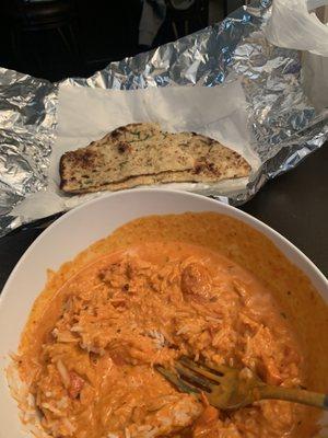 Garlic Nann and Butter chicken