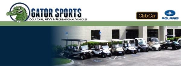 Our Estero location carries Club Car, Polaris, and more! 