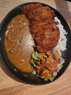 Curry pork katsu