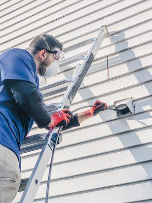 Dryer vent side access cleaning