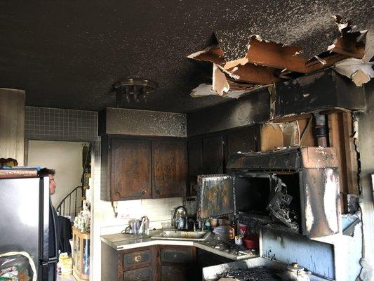 Kitchen fire in Ronkonkoma