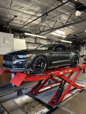 Ford Mustang GT for Computerized Alignment