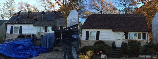 Asphalt Shingle Roof Replacement. Capitol Heights, MD