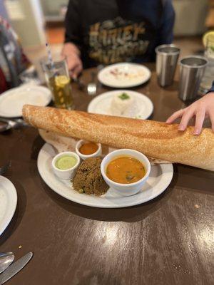 Lamb dosa