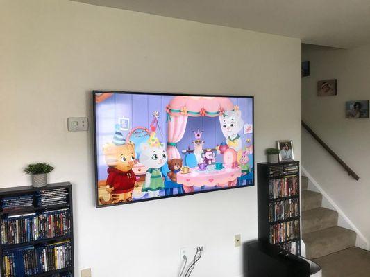 65inch Samsung installed. Washington DC.