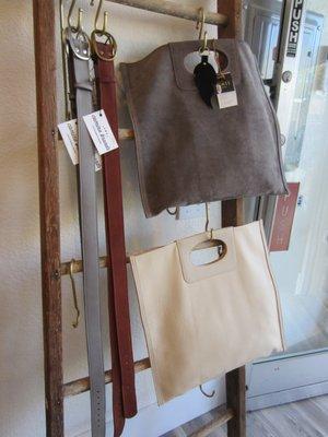 Leather goods by Orinda-based designer, Camino Brands & Leather bags by Walnut Creek-based designer, Cass