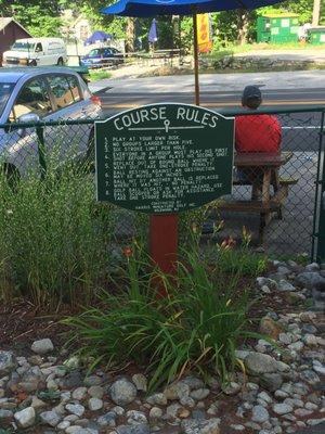 Jay's Bayside Mini Golf of Alton -- 5 Mount Major Highway / Route 11, Alton Bay             Rules