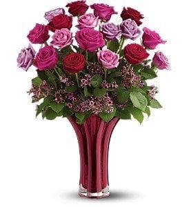 Item #10V210B Ruby Nights Deluxe. Order online at www.muffysflowers.com