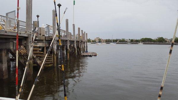 At the dock