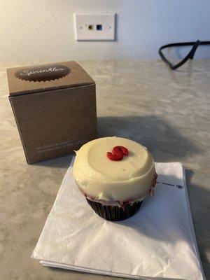 Sugar Free Red Velvet Cupcake