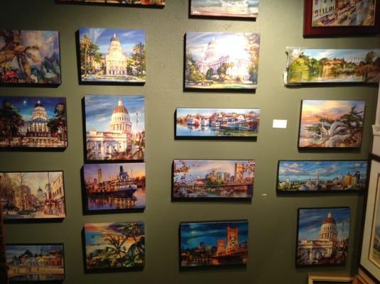 Local California Artist, Steve Memering's work is prominently displayed and available in originals, limited edition giclee.