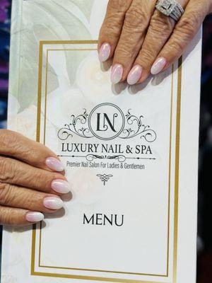 Ombré nails @ luxury nail & spa