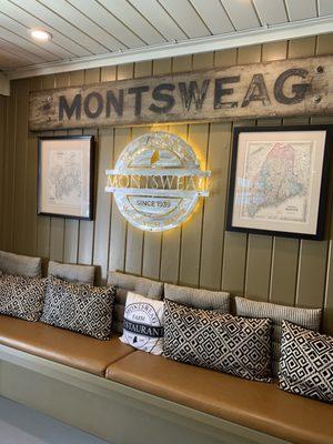 Lovely entrance to Montsweag Restaurant