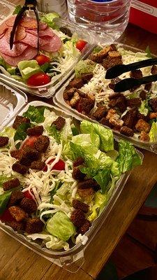 Antipasto Salad, Caesar Salad