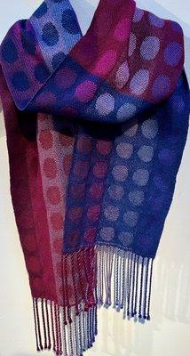 Janice Sullivan, hand woven scarf