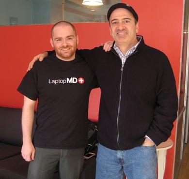 Matt Servitto, of Sopranos fame, coming in to get his iPhone fixed. http://www.jerseylaptoprepair.com/