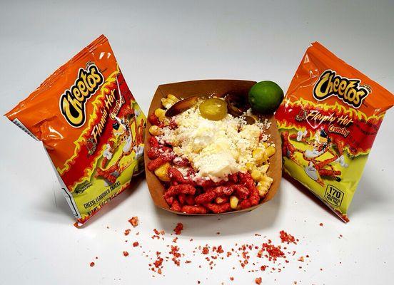 Hot Cheetos Elotes