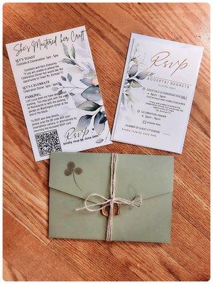 Invitation/RSVP card