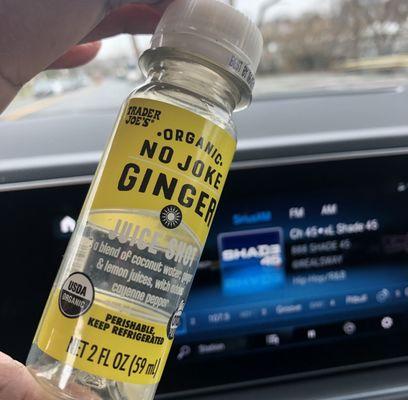 Thankful Thursday's with Sway on Shade45 and my Trader Joe's No Joke Ginger. Great combo.