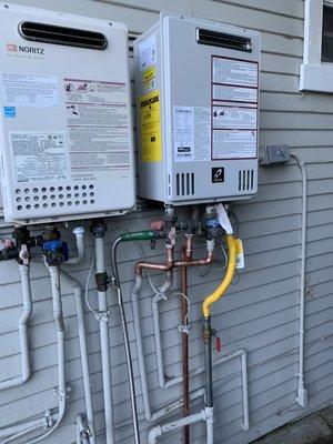 Takagi tankless water heater replacement.