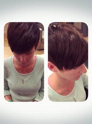 Short pixie undercut