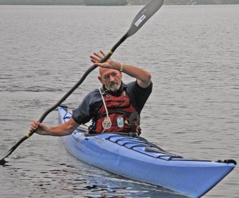 We teach and lead trips in both touring kayaks like this and white water,classes for starters are on lake Audubon