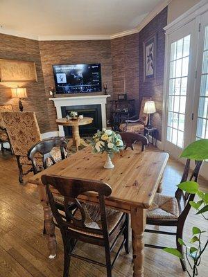 Dining area.