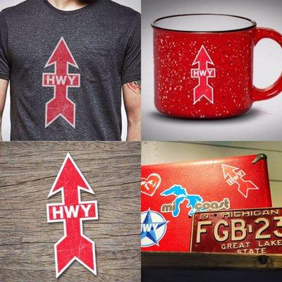 Red Arrow Highway Collection by Mi Coast (original designs hand silkscreened in the mitten state)