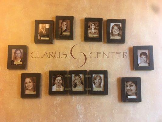 Clarus Center clinicians and practitioners.