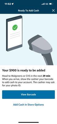 The app stated the above image NO SMALL FINE print of $500 limit