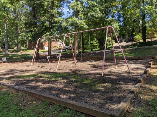 Swings at Hammer Park, Asheboro