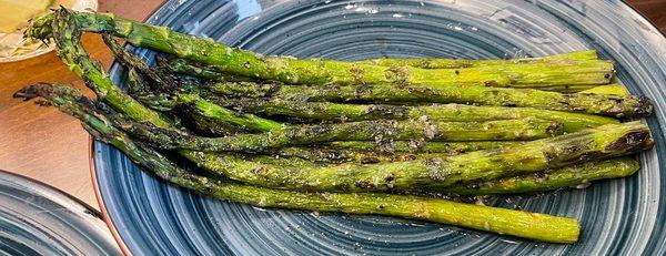 Grilled asparagus.