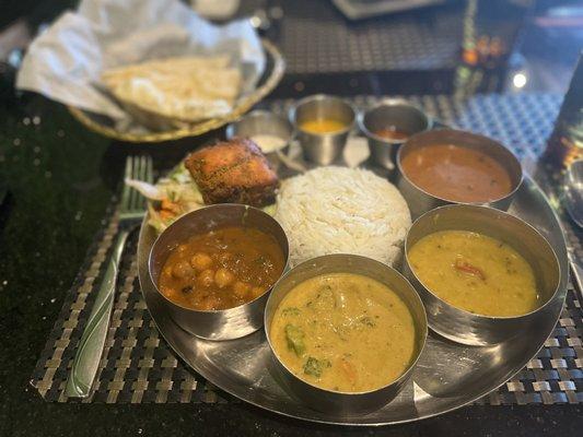 Lunch buffet thali - yum