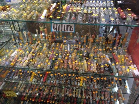 They have ALOT of pipes. I think there is like 50 cases taller than me, full of pipes