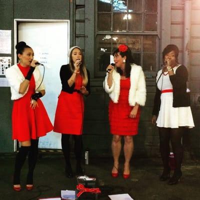 The Lovely Jeanettes perform at the SF Etsy Indie Holiday Emporium at Pier 35!