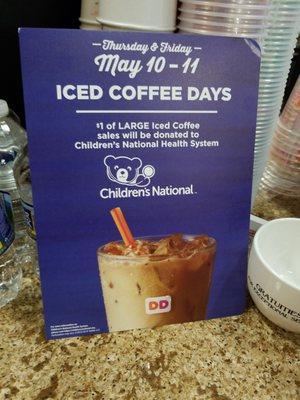 Stop on by May 10 and 11th for some ice coffee! Still have the girl scout flavors! Try caramel coconut!