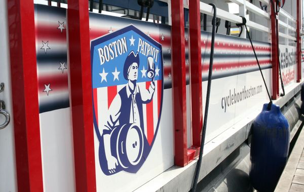 The Boston Patriot, part of the Cycleboat Boston fleet.