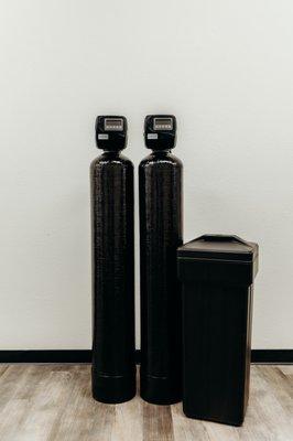 Water Softener and Whole House Filter combo - softens and filters the water for your entire home - clean and safe water at all your faucets