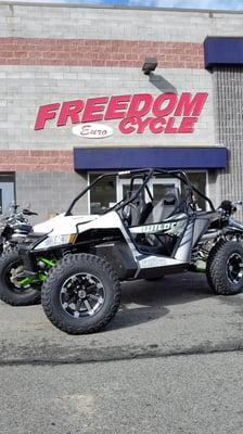 Our latest 2016 Arctic Cat Wildcat 1000 X w/BFG 30x9.5R15 KR2 UTV tires standing tall. I want this!